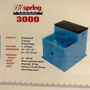 New Miraco Big Spring 5 Gallon Fountain - #3000 New Miraco Big Spring 5 Gallon Fountain - #3000